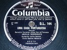 PORTUGAL 78 rpm RECORD Columbia AMALIA RODRIGUES Guitar FADO Una casa portuguesa