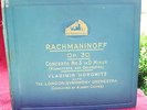RED ELECTRIC HMV SET: HOROWITZ PLAYS RACHMANINOFF PIANO CONCERTO No. 3 (1930)