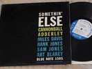 CANNONBALL ADDERLEY Somethin' Else Original LP Blue Note 1595 W 63rd RVG