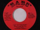 rare Modern Soul Boogie 45 VERNON CHEELY on BABS Hear