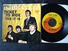Beatles TICKET TO RIDE YES IT IS Canada Capitol 5407 PICTURE SLEEVE VG/VG++
