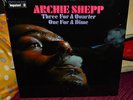 ARCHIE SHEPP RARE SEALED LP THREE FOR A QUARTER 1969 1ST USA PRESS ABC/IMPULSE