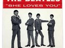 The Beatles - She Loves You - U.S. 1964 Swan Label p/s 45 EX+ 'Don't Drop Out'