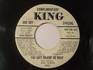 Mac Curtis 45 Rockabilly King DJ You Ain't Treatin' Me Right awesome 2 sider WOW