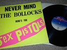 SEX PISTOLS NEVER MIND THE BOLLOCKS FIRST PRESSING BLANK BACK 1977 VINYL PUNK