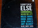 CANNONBALL ADDERLEY SOMETHIN' ELSE BLUE NOTE 1595 NEW YORK USA