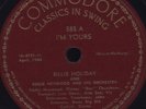 78 RPM RARE JAZZ BLUES SINGER BILLIE HOLIDAY COMMODORE 585 MUST SEE / VG++VG+++