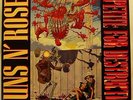 GUNS N' ROSES Appetite For Destruction Orig Euro LP - Banned Sleeve + Stickers