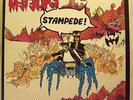 THE METEORS Stampede - Original UK White Label Promo LP - Psychobilly