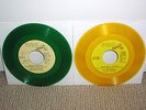 WAYLON JENNINGS Two Orig RCA Colored Vinyl Promo Country 45's Nice Lot