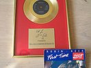COCA COLACOLLECTABLE ROBIN BECK GOLD DISC 