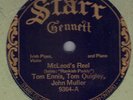 Tom Ennis,Tom Quigley,John Muller  Starr Gennett 9364 Irish Bagpipe 78 rpm