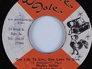 Reggae 45 PHYLLIS DILLON One Life To Live TREASURE ISLE HEAR