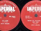 Ricky Nelson Rock'N Roll 78 RPM Record It's Late / Never Be Anyone Else But You