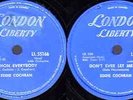 Eddie Cochran Rock'N Roll 78 RPM Record C'mon Everybody / Don't Ever Let Me Go