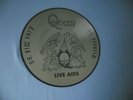 QUEEN. LIVE AIDS. RARE FAN CLUB EDITION PICTURE DISC 250 COPIES ONLY