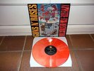 RARE GUNS N ROSES appetite for destruction orange colored vinyl censored lp Re