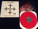SLAYER god hates us all RARE metal 2001 first pressing gatefold RED vinyl inner
