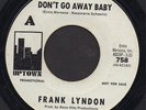 FRANK LYNDON Don't Go Away Baby NORTHERN SOUL 45 Uptown LISTEN