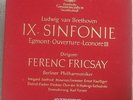 BEETHOVEN Symphony No 9 Egmont FRICSAY BPO DGG SLPM 138 002 / 3