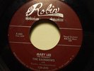 THE RAINBOWS Mary Lee/Evening RED ROBIN 134 VG++ RARE Washington DC GROUP 1955