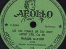 78 RPM RARE BLACK GOSPEL MAHALIA JACKSON ON APOLLO 213 MUST SEE / VG+VG++