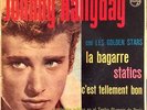 JOHNNY HALLYDAY & GOLDEN STARS EN OLYMPIA*LA BAGARRE*1963 SPAIN EP w/Languette