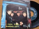 BEATLES I FEEL FINE KANSAS CITY ITALIAN PARLOPHONE DARK GREEN LABEL 1964 TOP