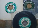 TROIS SP JUKE BOX JOHNNY HALLYDAY - BLUEBERRY HILL - C'EST UNE FILLE COMME TOI -