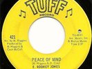 E. RODNEY JONES RARE FUNK NORTHERN SOUL ON TUFF RECORDS LBL #421  PEACE OF MIND