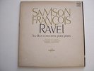 FRENCH CCA 836 STEREO RAVEL piano concertos SAMSON FRANCOIS / ANDRE CLUYTENS
