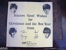 1ST BEATLES CHRISTMAS RECORD 1963 FAN CLUB FLEXI