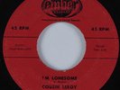 Blues Rocker 45 COUSIN LEROY I'm Lonesome EMBER HEAR