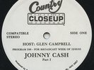 Rare Country Radio Show  - Johnny Cash - Glen Campbell - 2-LPs & Cue Sheet - M-