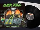 OVERKILL -Under the Influence LP 1988 , Megaforce US POWER / THRASH 