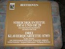 Beethoven String Quintets / 3  piano Quartets Engel, Schwalbe,Boettcher 3 LP Box