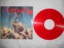 Manowar - WARRIORS OF THE METAL SWORD LP RAR Red Vinyl 1991 Subversive Rock Prod