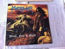 Manowar - Wind,Fire&Steel , Vinyl album ,CLEAR VINYL