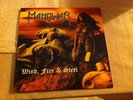 Manowar - Wind,Fire&Steel , Vinyl album ,YELLOW  VINYL