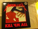 Metallica - Kill èm All, 2 Vinyl records BLACK Vinyl, MFN 1983 + insert