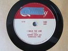 JOHNNY CASH 78 RPM I WALK THE LINE / GET RHYTHM  EX+ 1956 Quality Canada