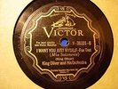 JAZZ KING OLIVER ORCH I Want You Just Myself/Sweet Like This VICTOR 38101
