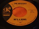 Rare Orange Label R & B 45 : The Crystals   He's A Rebel   Philles 106