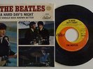 THE BEATLES A Hard Days Night MINT 45 with West Coast Picture Sleeve