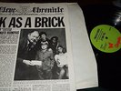 JETHRO TULL : THICK AS A BRICK GIMMICKCOVER LP 1972 CHRYSALIS CHR 1003 UK