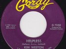 Northern Soul - Kim Weston - Helpless - Original US Gordy label - MINT 