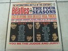 The Beatles VS The Four Seasons Mono Brackets Labels VG+/VG+