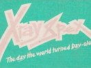 X-RAY SPEX - THE DAY THE WORLD TURNED DAY-GLO RARE SHOP WINDOW STICKER 1977