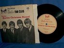 Beatles 45 Fan Club only 1964 Christmas Record P/S Lyntone Label FLEXI rare 7