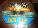 KISS, LICK IT UP/NOT FOR THE INNOCENT, TANK SHAPED PICTURE DISC, EXCELLENT